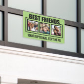 友最高の人カスタムの写真、文字と色 横断幕 (ビルの外側)