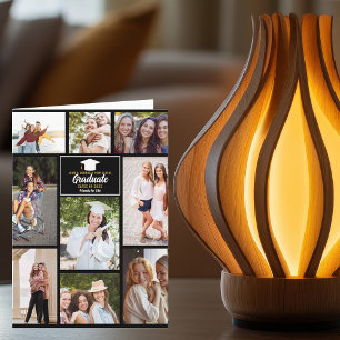 友最高の人シニアフォトコラージュ2025年卒業 カード