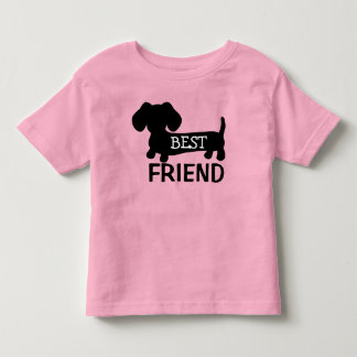 友最高の人ダシュント幼児シャツピンク トドラーTシャツ
