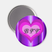 友最高の人ハート マグネット (正面/裏面)