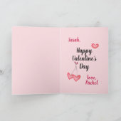 友最高の人バレンタイン シーズンカード (内部)