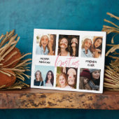 友最高の人フォトコラージュのピンク色のベッティ フォトプラーク (側面)