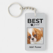 友最高の人ペット写真 キーホルダー (正面)