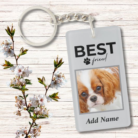 友最高の人ペット写真 キーホルダー