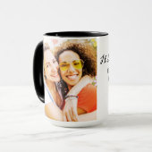 友最高の人写真ガールフレンド幼少期 マグカップ (正面左)