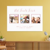 友最高の人写真バラ金ゴールドピンク女子 キャンバスプリント (インサイチュ (リビング))