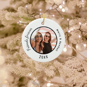 友最高の人写真名 セラミックオーナメント