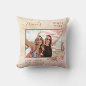 友最高の人写真名pampas grassバラ金ゴールド クッション (正面)