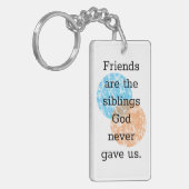 友最高の人引用文 キーホルダー (正面左)