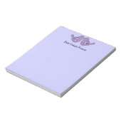 友最高の人永遠、BFFかわいい愛鳥 ノートパッド (回転)