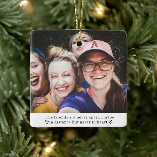 友最高の人遠距離の友情の真の友 セラミックオーナメント (ツリー)
