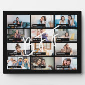 友最高の人12写真テンプレートコラージュBFFスクリプト フォトプラーク (正面)