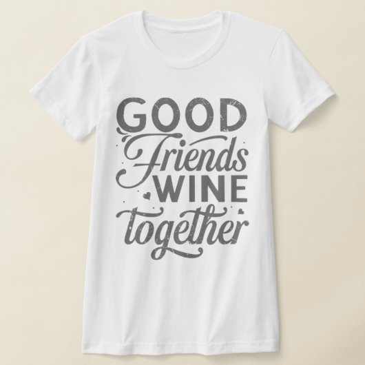 友最高の人4ライフことわざ友好かわいい友 Tシャツ (レイダウン)