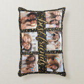 友最高の人6フォトコラージュ枕 アクセントクッション (正面(垂直))