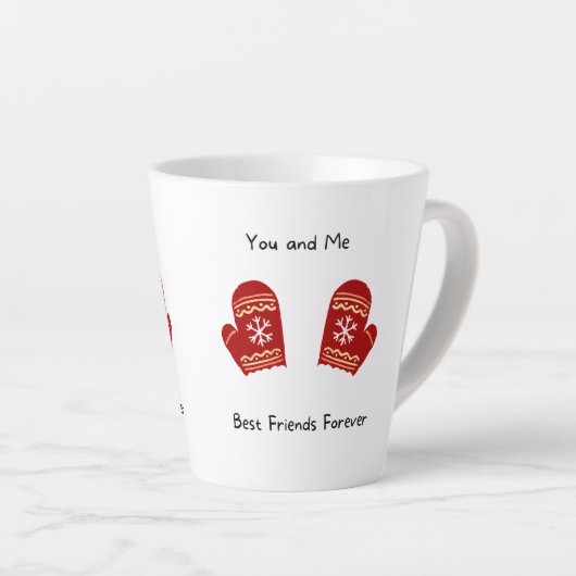 友最高の人 カフェラテマグ (右アングル)