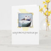 友最高の人 カード (黄色い花)