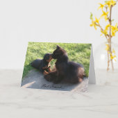 友最高の人 カード (黄色い花)