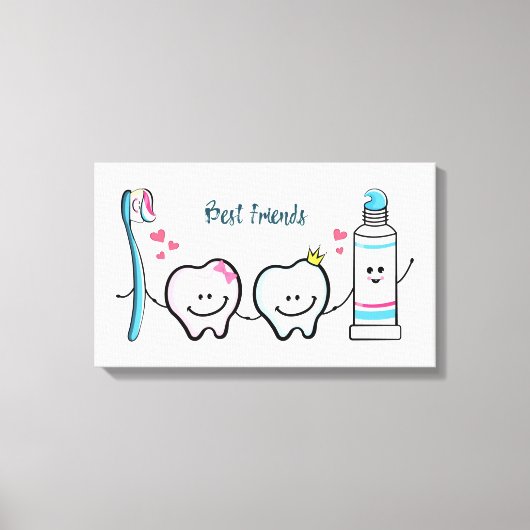 友最高の人 キャンバスプリント (正面)