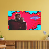 友最高の人 キャンバスプリント (インサイチュ (リビング))