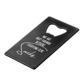 友最高の人 クレジットカード栓抜き (正面アングル)