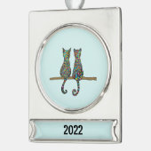 友最高の人 シルバープレートバナーオーナメント (左)