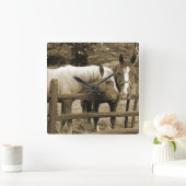 友最高の人 スクエア壁時計 (ホーム)