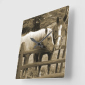 友最高の人 スクエア壁時計 (傾斜)