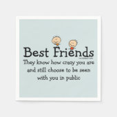 友最高の人 スタンダードカクテルナプキン (正面)