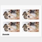 「友最高の人」ステッカー 長方形シール (シート)