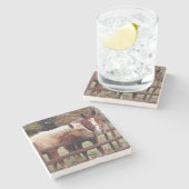 友最高の人 ストーンコースター (横)