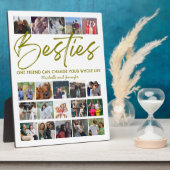 友最高の人 |ベスティーズ写真コラージュ フォトプラーク (側面)