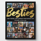 友最高の人 |ベスティーズ写真コラージュ フォトプラーク (正面)