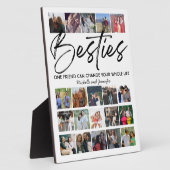 友最高の人 |ベスティーズ写真コラージュ フォトプラーク (側面)