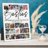 友最高の人 |ベスティーズ写真コラージュ フォトプラーク (側面)