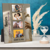 友最高の人 | ベストフォトコラージュ フォトプラーク (側面)