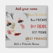 友最高の人 マグネット (正面)