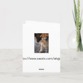 友最高の人 – 猫とドイツの羊飼いカード カード (裏面)