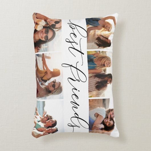 友最高の人 | 6フォトコラージュ アクセントクッション (正面(垂直))