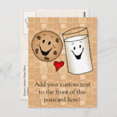 友最高の人、Cookieはミルクを愛 ポストカード (正面/裏面)