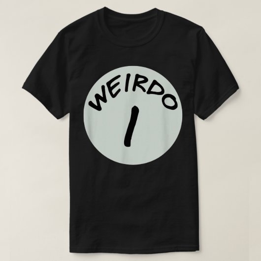 友最高の人、Weirdo 1、マッチングカップル、BFF Tee Tシャツ (デザイン正面)