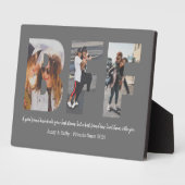 友最高の人BFFフォトコラージュベスティーズシンプルグレー フォトプラーク (側面)