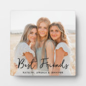 友最高の人BFFベスティーズトレンディー友好フォト フォトプラーク (正面)