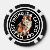友最高の人Calico Cat ポーカーチップ (裏面)
