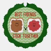 友最高の人PBnJ オーナメントカード (正面)