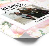 友最高の人PHOTO Gift Pink Poster ポスター (角)