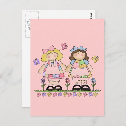 友最高の人Tシャツとギフト ポストカード (正面/裏面)