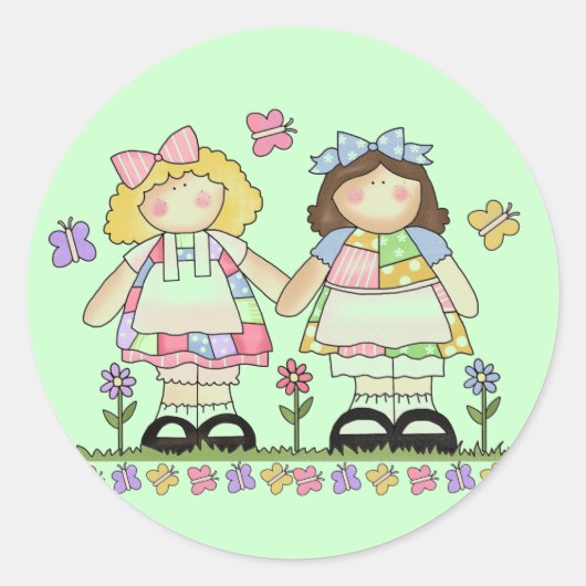 友最高の人Tシャツとギフト ラウンドシール (正面)