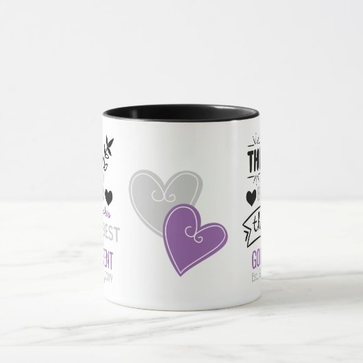 友最高の友が神の親を神最高の父に マグカップ (中央)