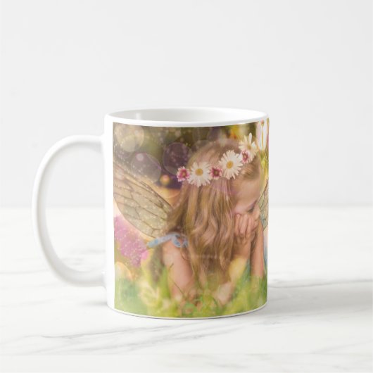 友最高の友と姉妹の魔法の妖精 コーヒーマグカップ (左)