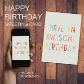 友最高の友の誕生日カード カード